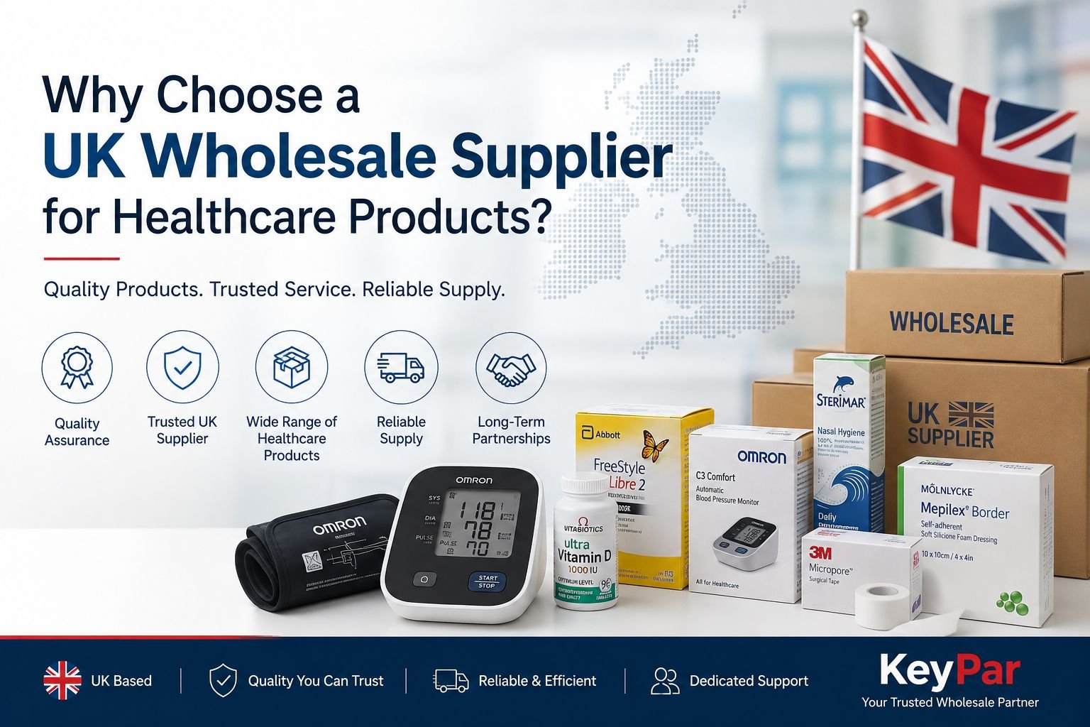 Why Choose a UK Wholesale Supplier for Healthcare Products?